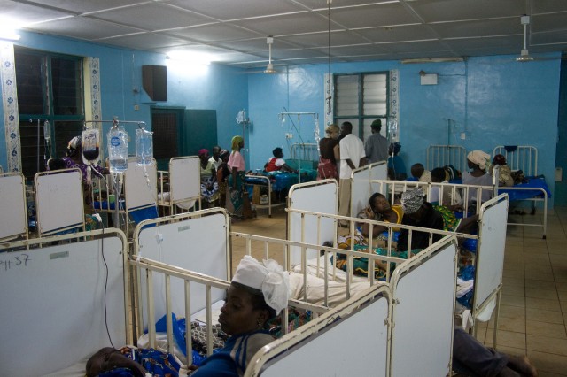 The pediatrics ward at the Baptist Medical Centre in Nalerigu, Ghana.