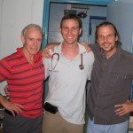 Dr. Erle Kirby, Chris Kirby and Gabriel Fortin